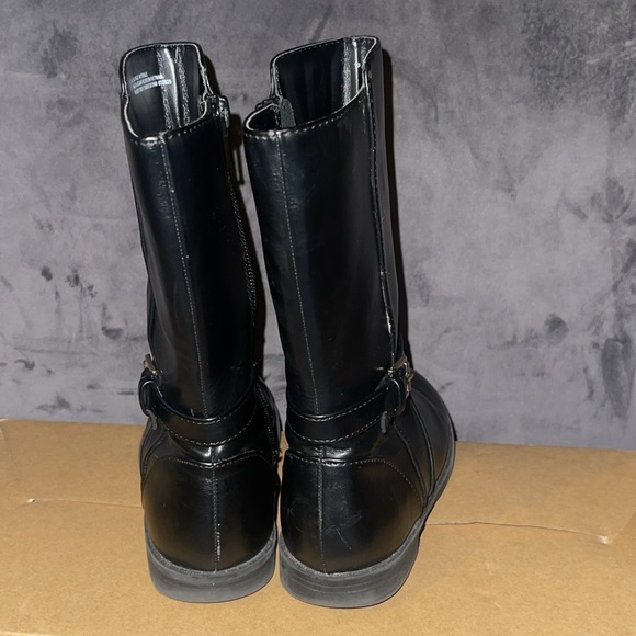 10c Toddler Girls Tall Riding Boots - Black - Picture 7 of 9